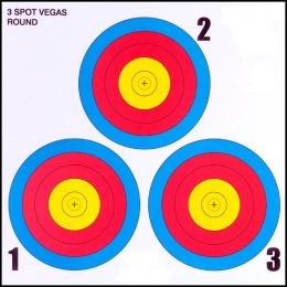 .30-06 3 Spot Vegas Paper Target 100 Count