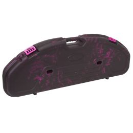 Plano Ultra Compact Bow Case- Black w/ Magenta Swirl